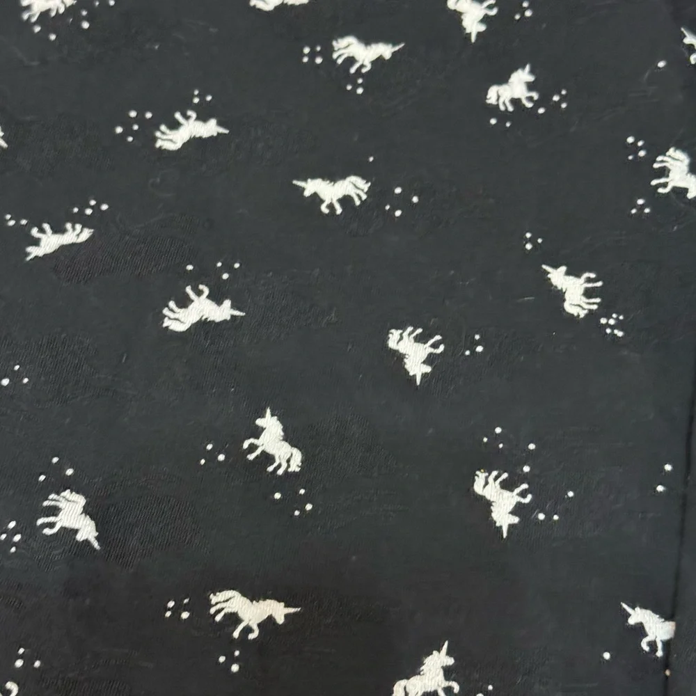 🌼4/$25🌼 Old Navy Youth Girls Black Dress with Unicorn Print